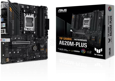 Photo de Carte Mère Asus Tuf Gaming A620M-Plus (AM5) Micro ATX