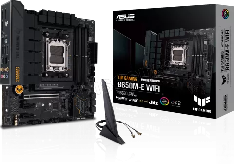 Photo de Carte Mère Asus Tuf Gaming B650M-E WiFi (AM5) Micro ATX