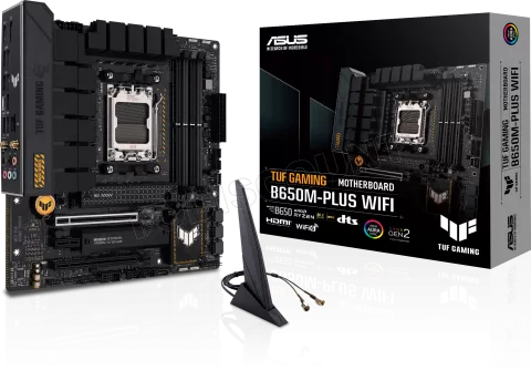 Photo de Carte Mère Asus Tuf Gaming B650M-Plus WiFi (AM5) Micro ATX