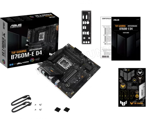 Photo de Carte Mère Asus Tuf Gaming B760M-E Gaming DDR4 (Intel LGA 1700) Micro ATX