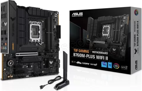 Photo de Carte Mère Asus Tuf Gaming B760M-Plus WiFi II (Intel LGA 1700) Micro ATX