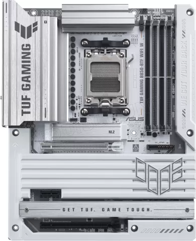 Photo de Carte Mère Asus Tuf Gaming B850-BTF WiFi (AM5) (Blanc)