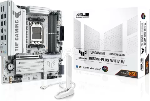 Photo de Carte mère Asus Tuf Gaming B850M-Plus WiFi 7 W (AM5) Micro ATX