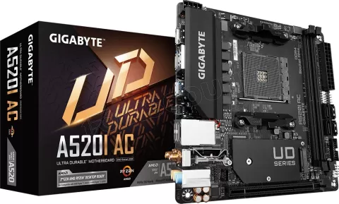 Photo de Carte Mère Gigabyte A520I AC (AM4) Mini ITX
