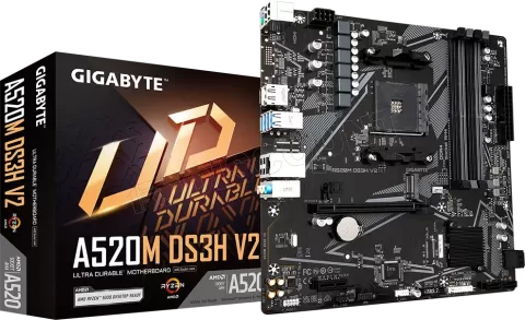 Photo de Carte Mère Gigabyte A520M DS3H V2 (AM4) Micro ATX