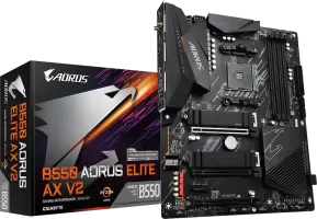 Photo de Carte Mère Gigabyte B550 Aorus Elite AX v2