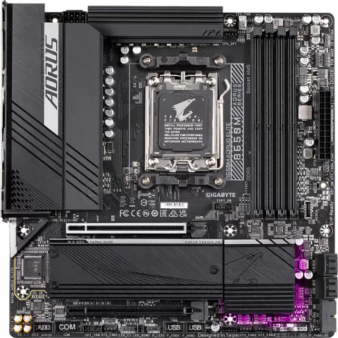 Photo de Carte mère Gigabyte B650M Aorus Elite (AM5) Micro ATX