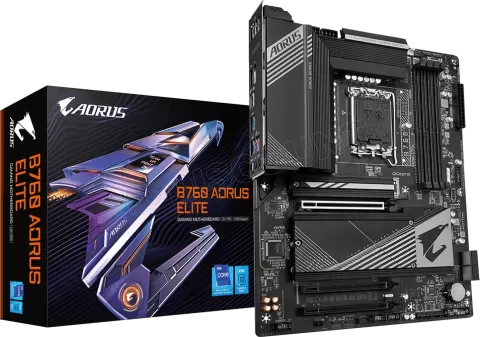 Photo de Carte Mère Gigabyte B760 Aorus Elite DDR5 (Intel LGA 1700)