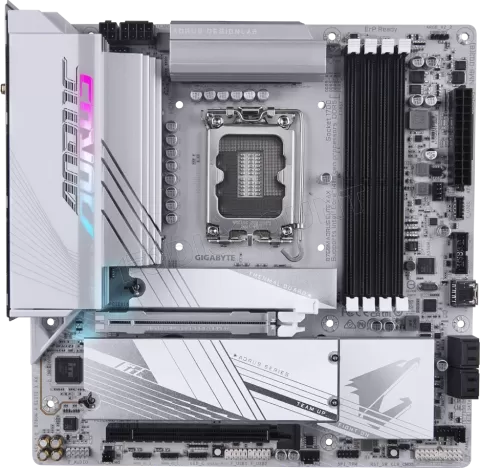 Photo de Carte Mère Gigabyte B760M Aorus Elite X AX DDR5 (Intel LGA 1700) Micro ATX