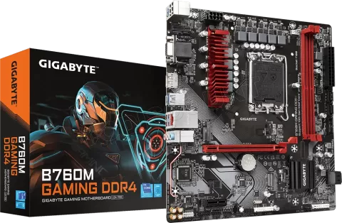 Photo de Carte Mère Gigabyte B760M Gaming DDR4 (Intel LGA 1700) Micro ATX