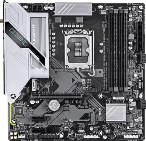Photo de Carte Mère Gigabyte B760M Gaming Plus WiFi DDR4 (Intel LGA 1700) Micro ATX