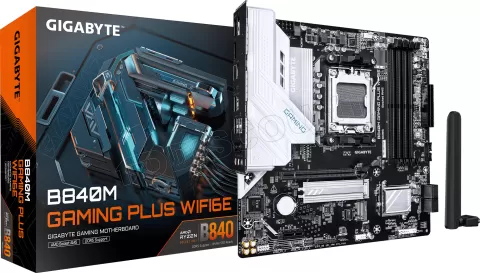 Photo de Carte Mère Gigabyte B840M Gaming Plus WiFi6E (AM5) Micro ATX