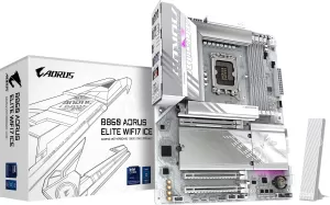 Photo de Gigabyte B860 Aorus Elite WiFi7 Ice