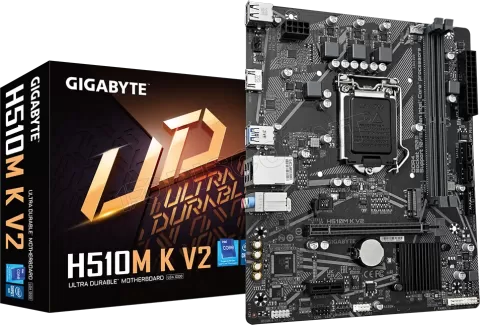 Photo de Carte Mère Gigabyte H510M-K V2 (Intel LGA 1200) Micro ATX