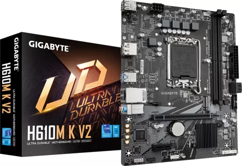 Photo de Carte Mère Gigabyte H610M K V2 DDR5 (Intel LGA 1700) Micro ATX