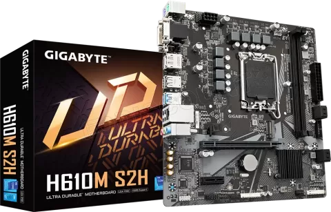 Photo de Carte Mère Gigabyte H610M S2H DDR5 (Intel LGA 1700) Micro ATX