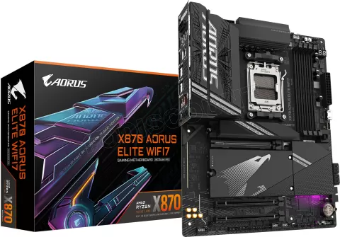 Photo de Carte Mère Gigabyte X870 Aorus Elite WiFi7 (AMD AM5)