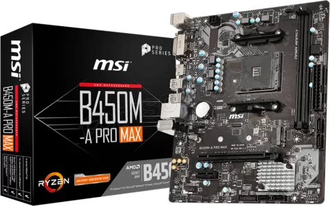 Photo de Carte Mère MSI B450M-A Pro Max (AM4) Micro ATX