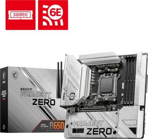 Photo de Carte Mère MSI B650M Project Zero (AM5) Micro ATX