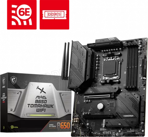 Photo de Carte Mère MSI Mag B650 Tomahawk WiFi (AM5)  ATX