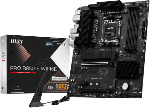 Photo de Carte Mère MSI Pro B850-S WiFi6E (AMD AM5)