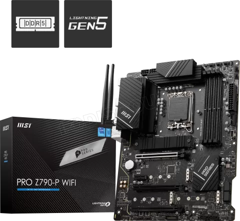 Photo de Carte Mère MSI Pro Z790-P WiFi DDR5 (Intel LGA 1700)