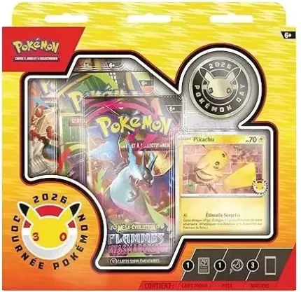 Photo de Carte Pokemon : Coffret Journée 2026 Spécial 30 ans
