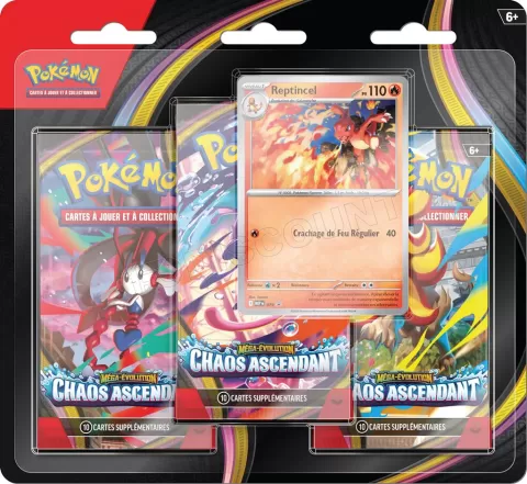 Photo de Carte Pokemon : ME04 Pack de 3 Boosters (Fr)