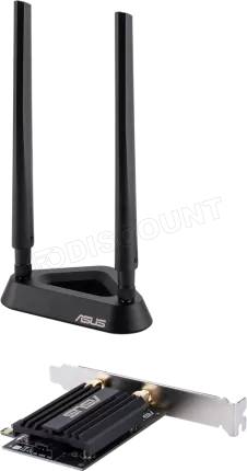 Photo de Carte Réseau PCI-Express WIFI Asus PCE-AX58BT (AX3000)