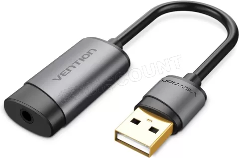 Photo de Carte son externe USB Vention 0.15m (Gris)