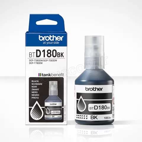 Photo de Cartouche d'encre Brother BTD180BK (Noir)
