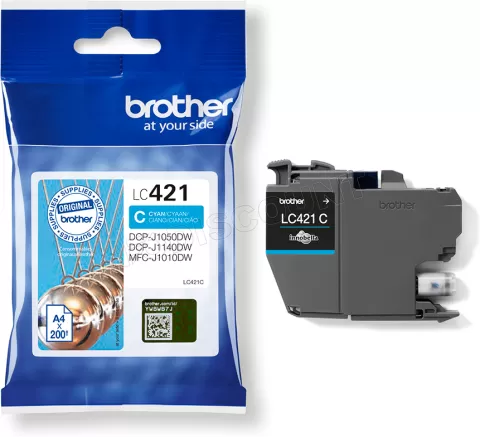 Photo de Cartouche d'encre Brother LC-421 (Cyan)