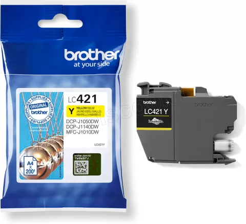 Photo de Cartouche d'encre Brother LC-421 (Jaune)