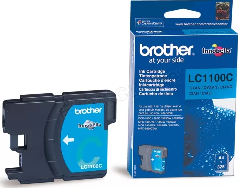 Photo de Cartouche d'encre Brother LC1100C (Cyan)