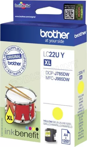 Photo de Cartouche d'encre Brother LC22U XL (Yellow)