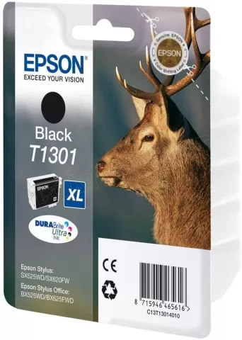 Photo de Cartouche d'encre Epson Cerf T1301 XL (Noir)