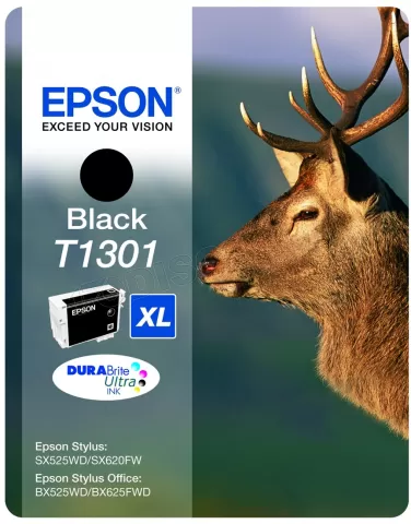 Photo de Cartouche d'encre Epson Cerf T1301 XL (Noir)