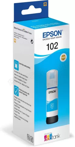 Photo de Cartouche d'encre Epson EcoTank 102 70ml (Cyan)