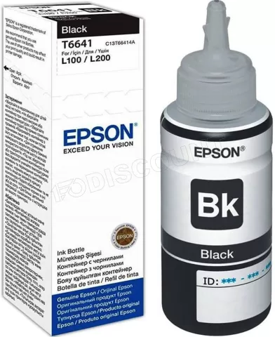 Photo de Cartouche d'encre Epson EcoTank T6641 70ml (Noir)