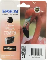 Photo de Cartouche d'encre Epson Flamand Rose T0878 (Noir Mat)