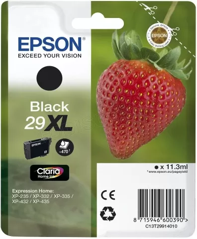 Photo de Cartouche d'encre Epson Fraise 29XL (Noir)