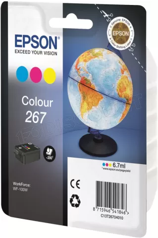 Photo de Cartouche d'encre Epson Globe 267 (3 Couleur)