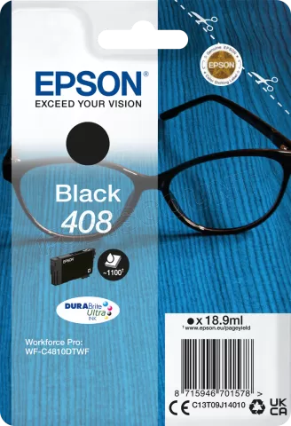 Photo de Cartouche d'encre Epson Lunettes 408 (Noir)