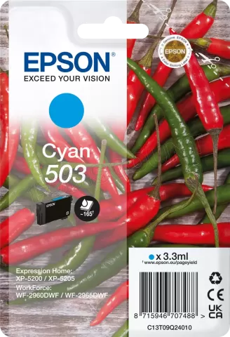 Photo de Cartouche d'encre Epson Piments 503 (Cyan)