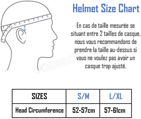 Photo de Casque de protection Yeep.Me H20 Vision - Taille S/M (Noir)