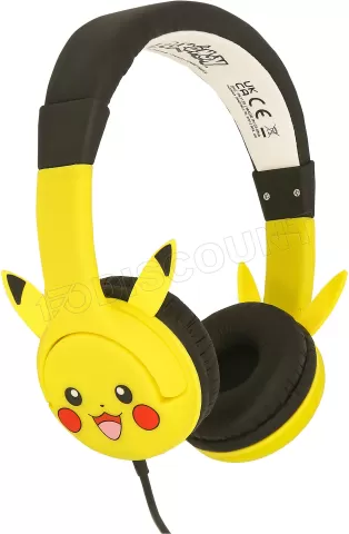 Photo de Casque filaire pour enfant OTL Pokémon Pikachu (Jaune)