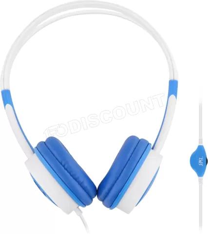 Photo de Casque filaire pour enfants T'nB Kids (Blanc/Bleu)