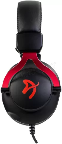 Photo de Casque Gamer filaire Arozzi Aria (Noir/Rouge)