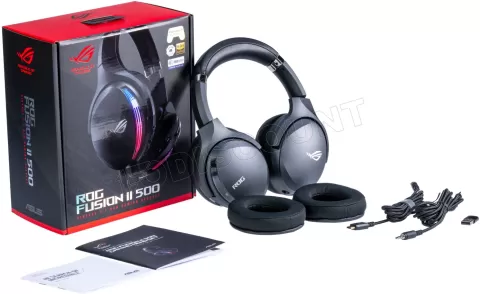 Photo de Casque Gamer filaire Asus Rog Fusion II 500 RGB (Noir)