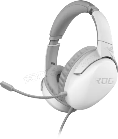 Photo de Casque Gamer filaire Asus Rog Strix Core Moonlight (Blanc)